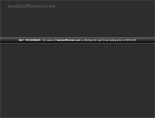 Tablet Screenshot of beststuffformen.com